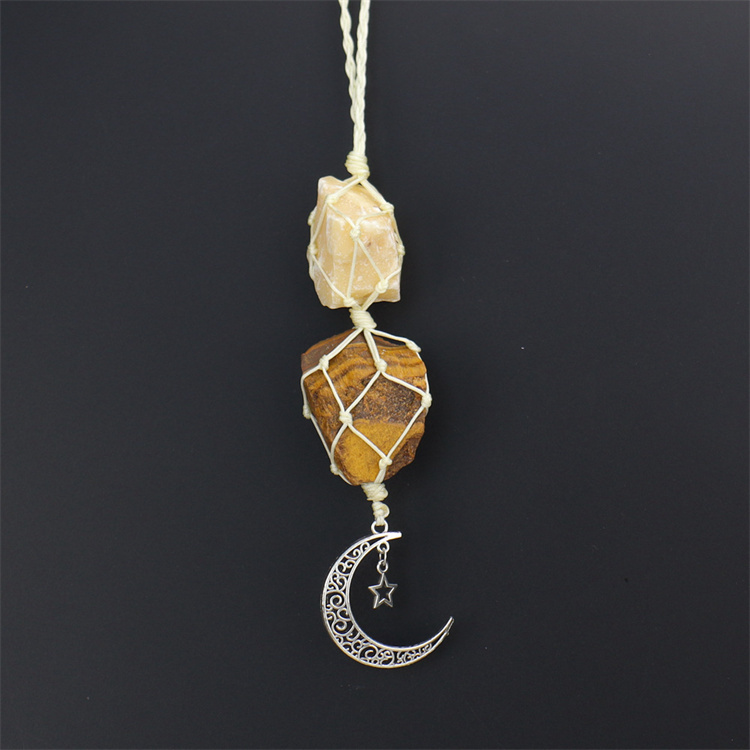 Crystal tough stone colorful pendant