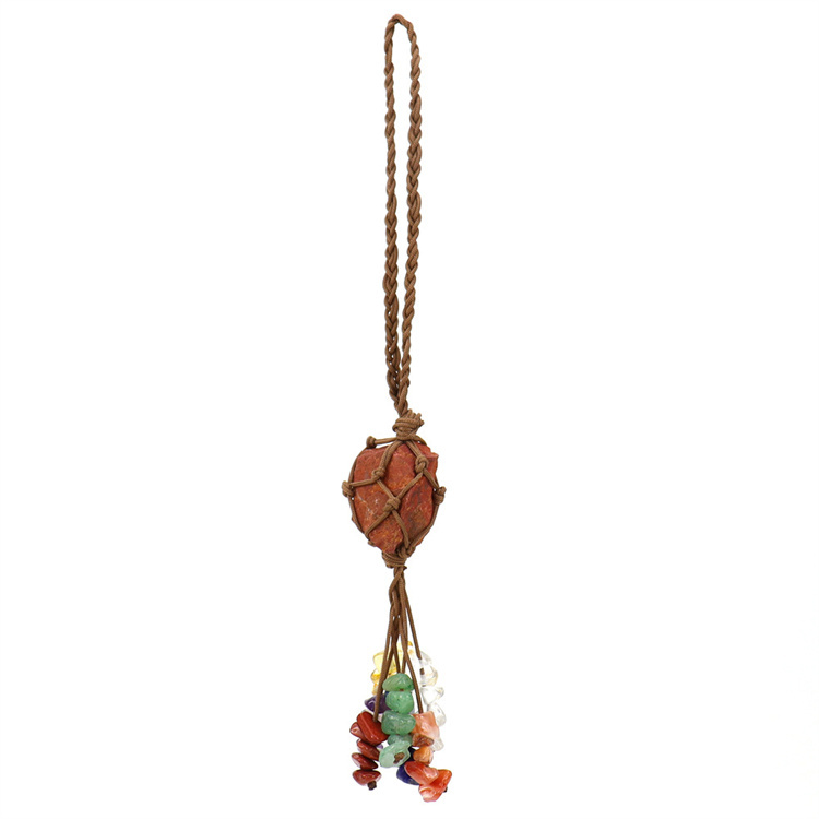 Crystal tough stone colorful pendant