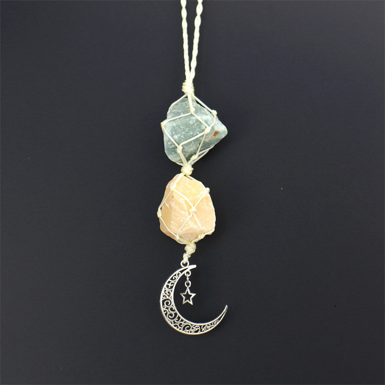 Crystal tough stone colorful pendant