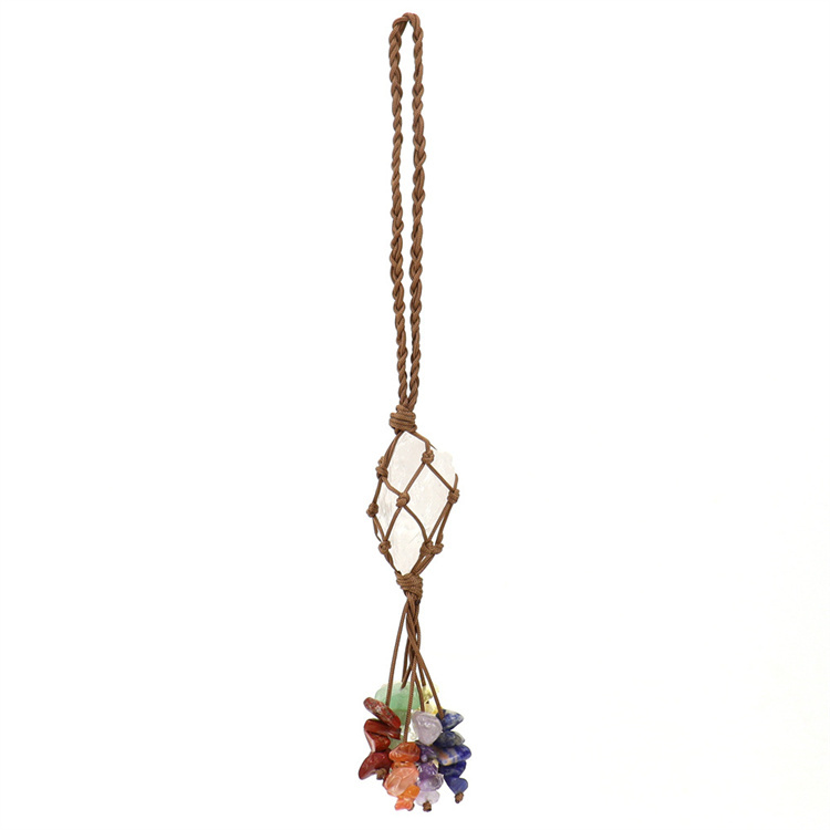 Crystal tough stone colorful pendant