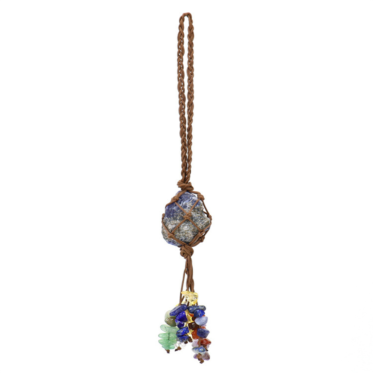 Crystal tough stone colorful pendant