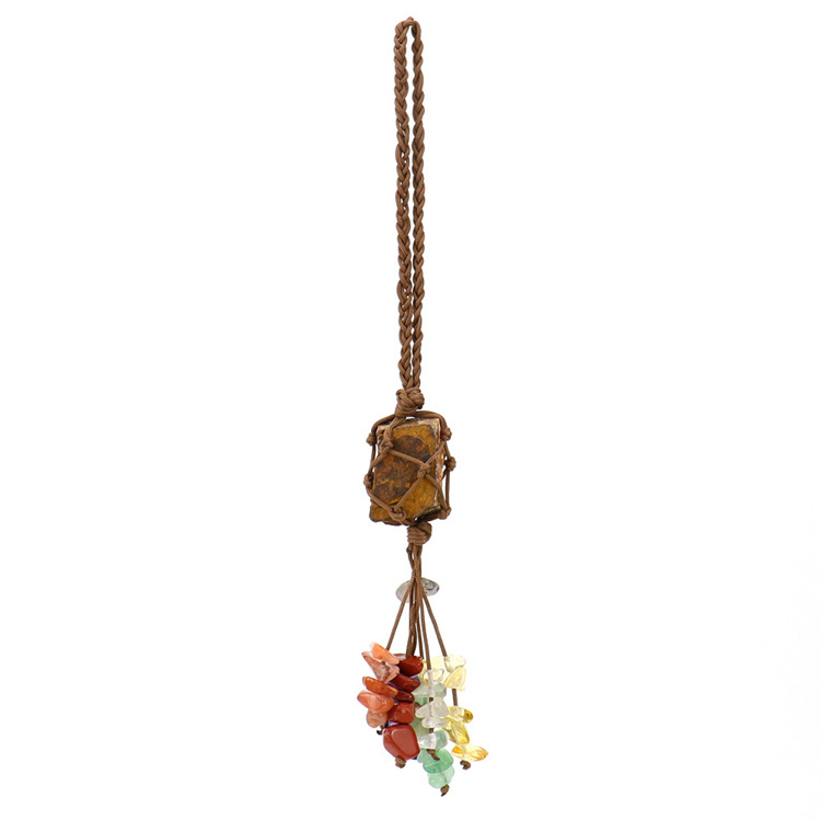 Crystal tough stone colorful pendant