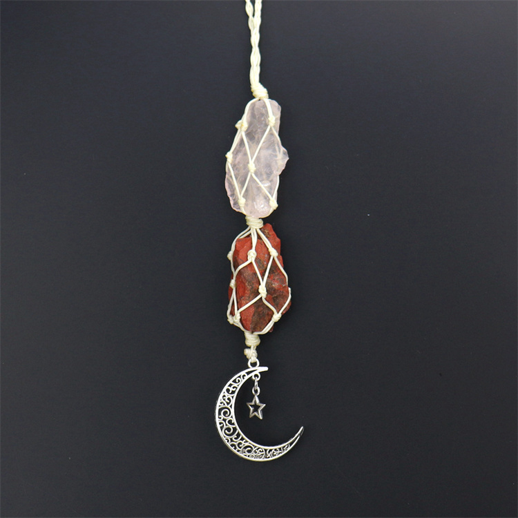 Crystal tough stone colorful pendant