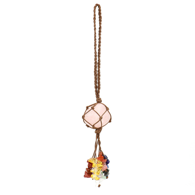 Crystal tough stone colorful pendant