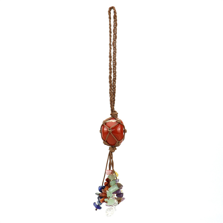 Crystal tough stone colorful pendant