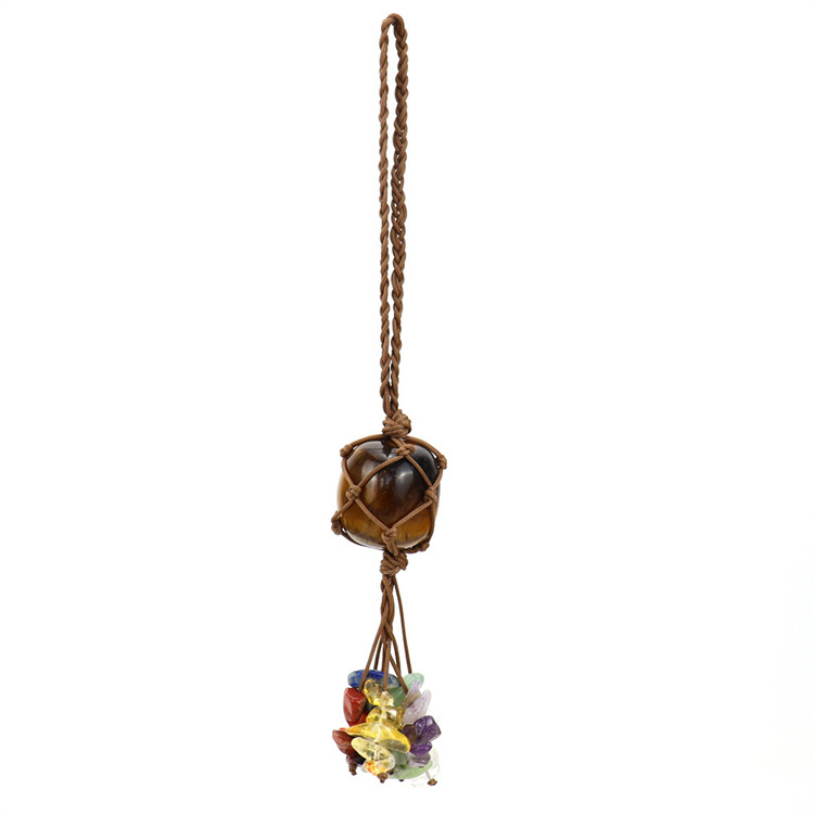 Crystal tough stone colorful pendant