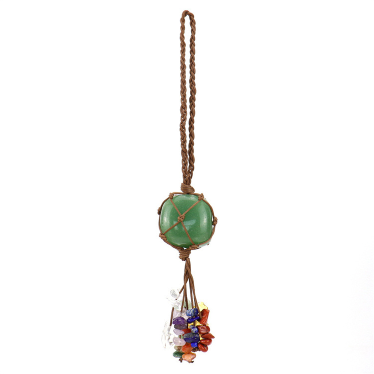 Crystal tough stone colorful pendant