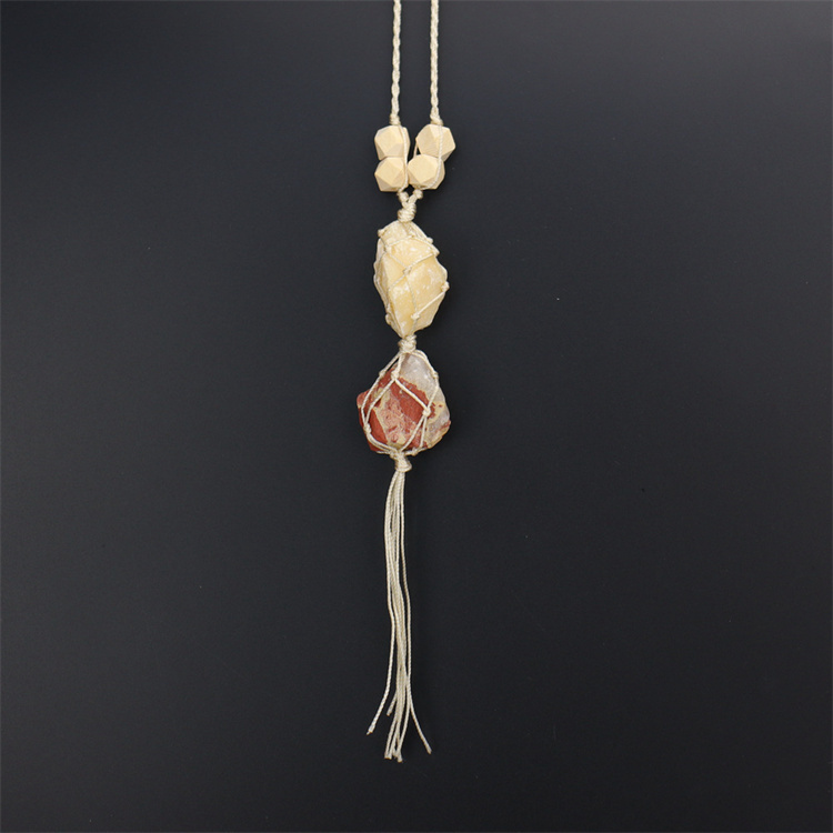 Crystal tough stone colorful pendant
