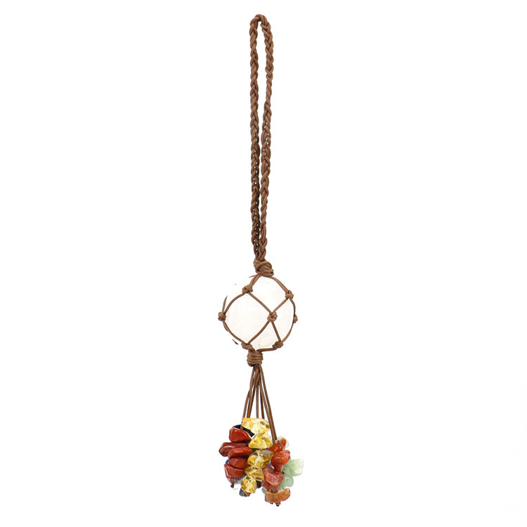 Crystal tough stone colorful pendant