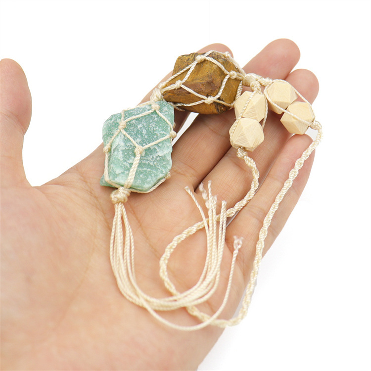 Crystal tough stone colorful pendant