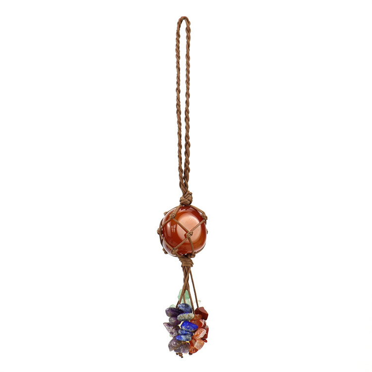 Crystal tough stone colorful pendant