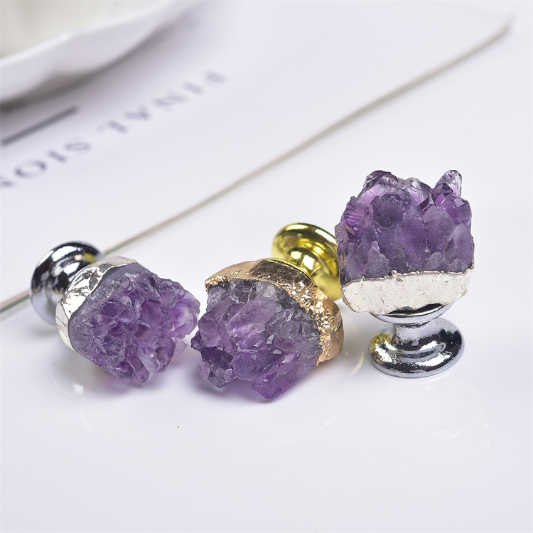 Natural amethyst cluster
