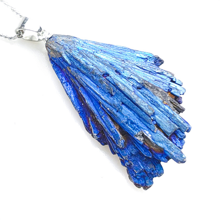Irregular tourmaline rough stone pendant