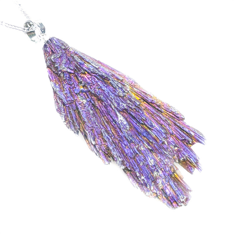 Irregular tourmaline rough stone pendant