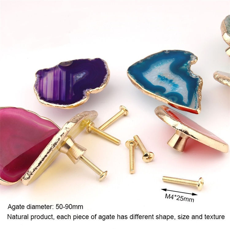 Agate alloy furniture handle