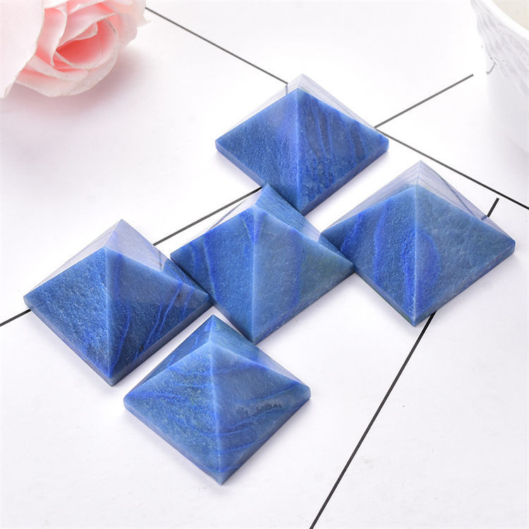Natural Blue Aventurine pyramid