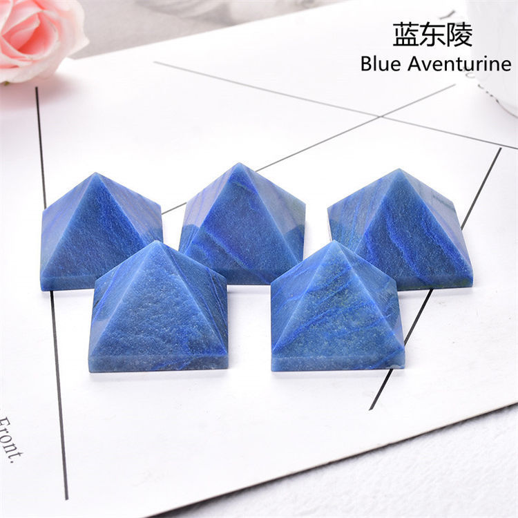 Natural Blue Aventurine pyramid