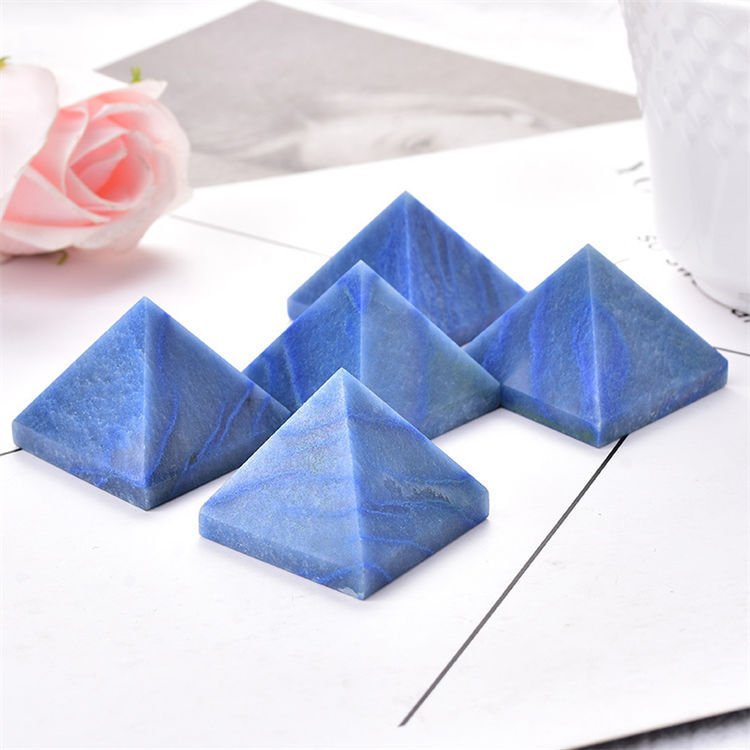 Natural Blue Aventurine pyramid