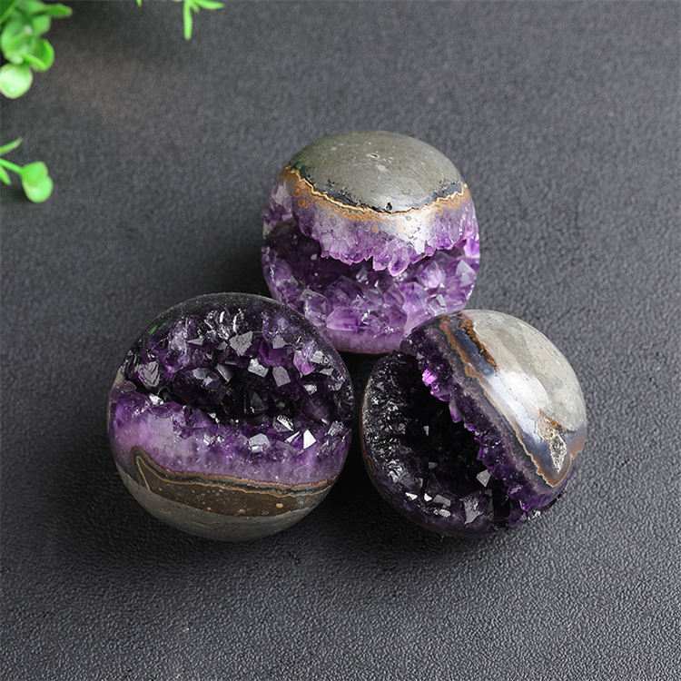 Natural amethyst cluster
