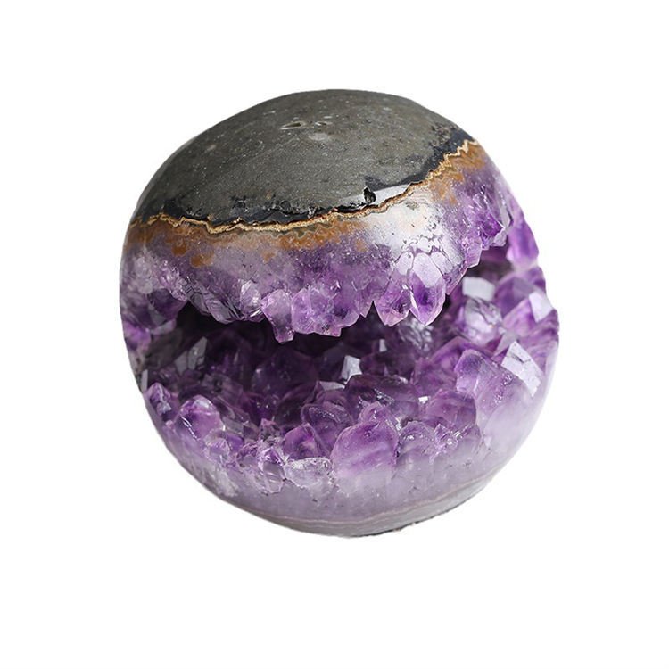 Natural amethyst cluster