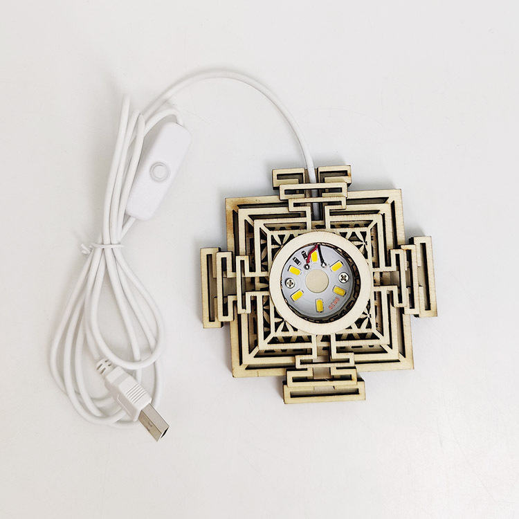 3D night light creative lotus base