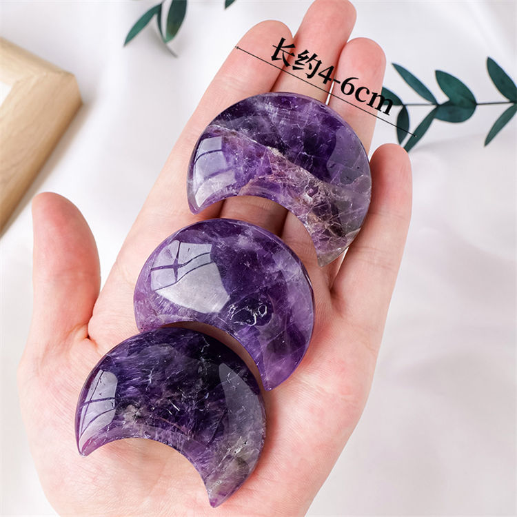 Natural  Amethyst  moon