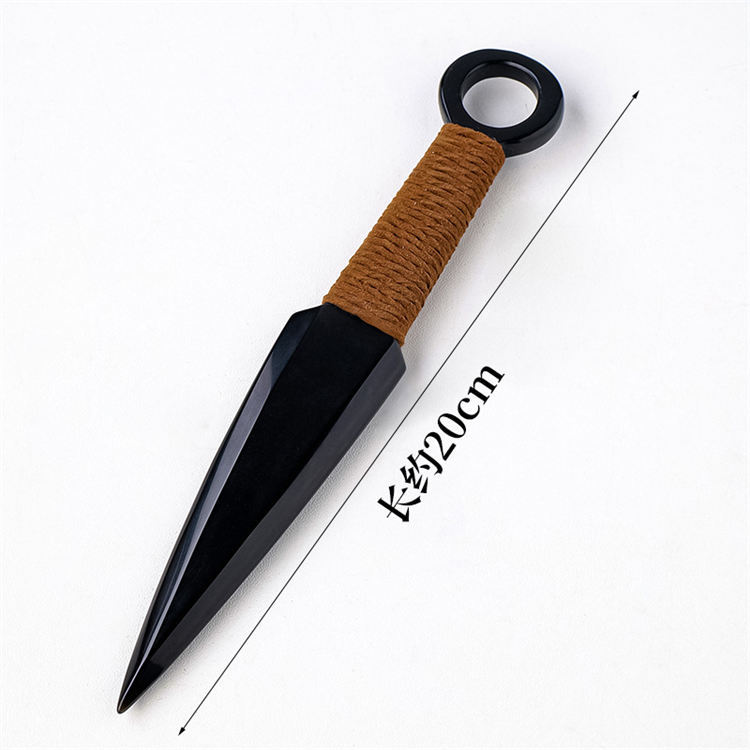 Natural crystal obsidian dagger