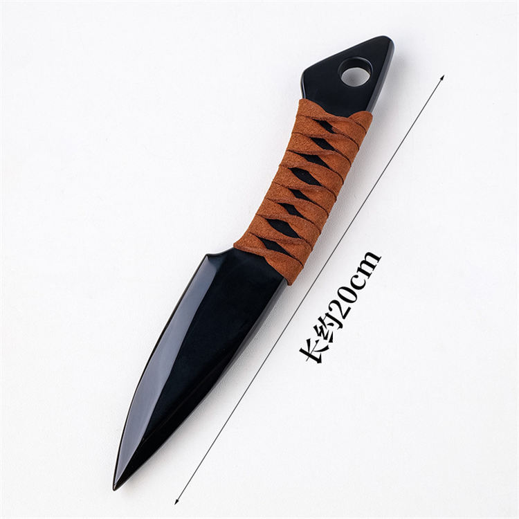 Natural crystal obsidian dagger