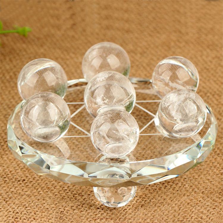 Natural clear quartz seven-star array ornaments