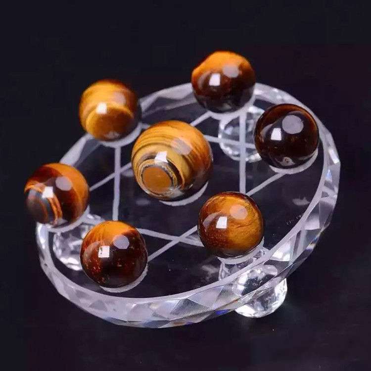 Natural tiger eye seven-star array ornaments