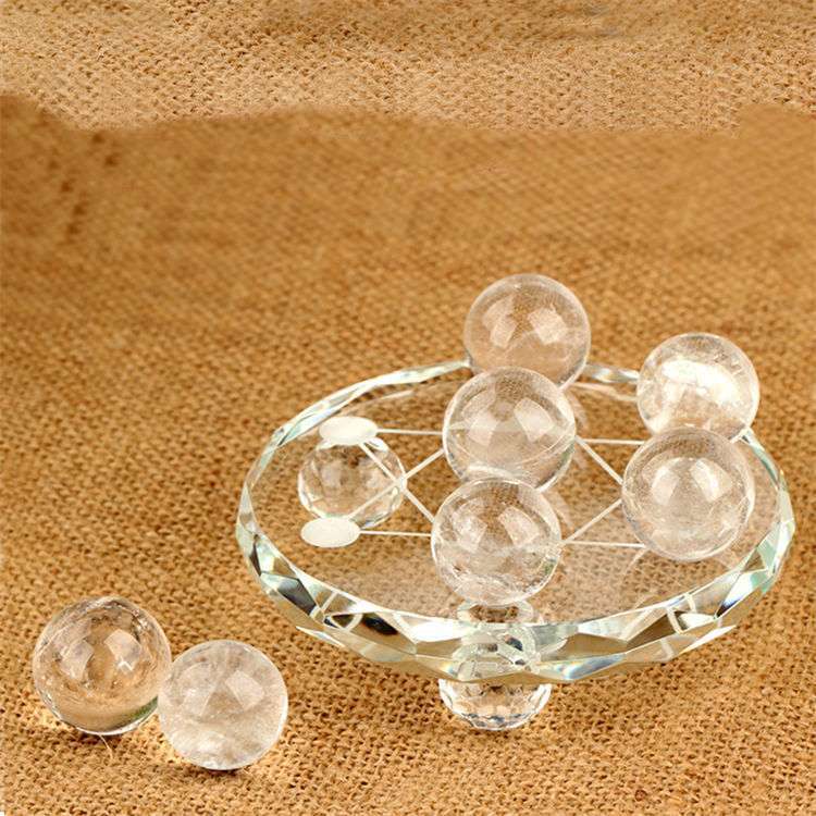 Natural clear quartz seven-star array ornaments