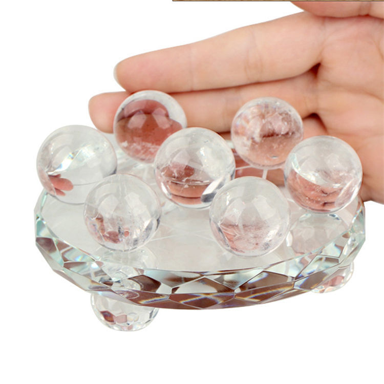 Natural clear quartz seven-star array ornaments
