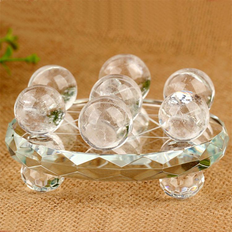 Natural clear quartz seven-star array ornaments