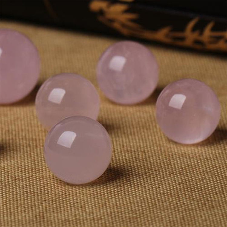 Natural rosequartz seven-star array ornaments