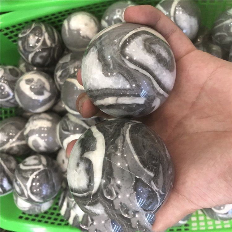 natural shell stone ball