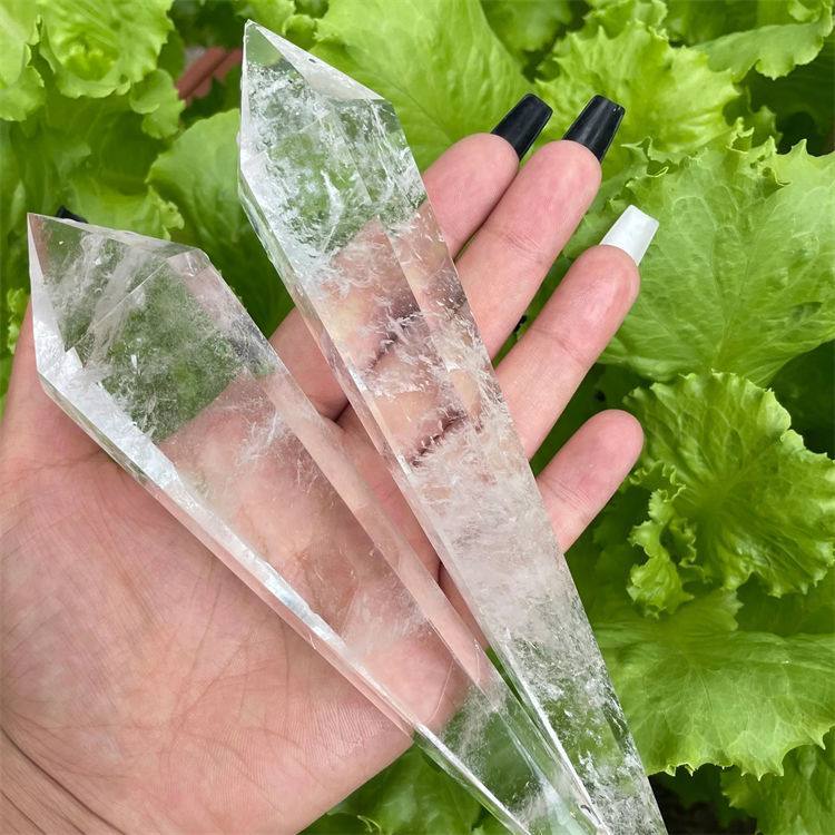 Natural natural clear quartz Hexagonal Prism