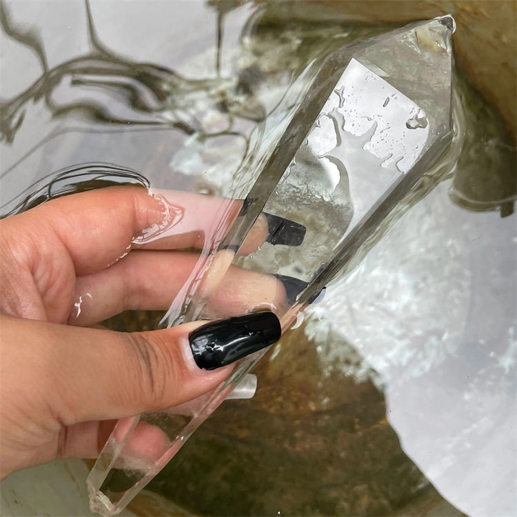 Natural natural clear quartz Hexagonal Prism