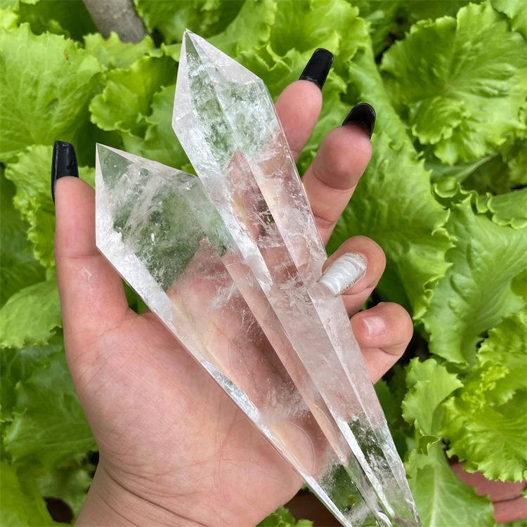 Natural natural clear quartz Hexagonal Prism
