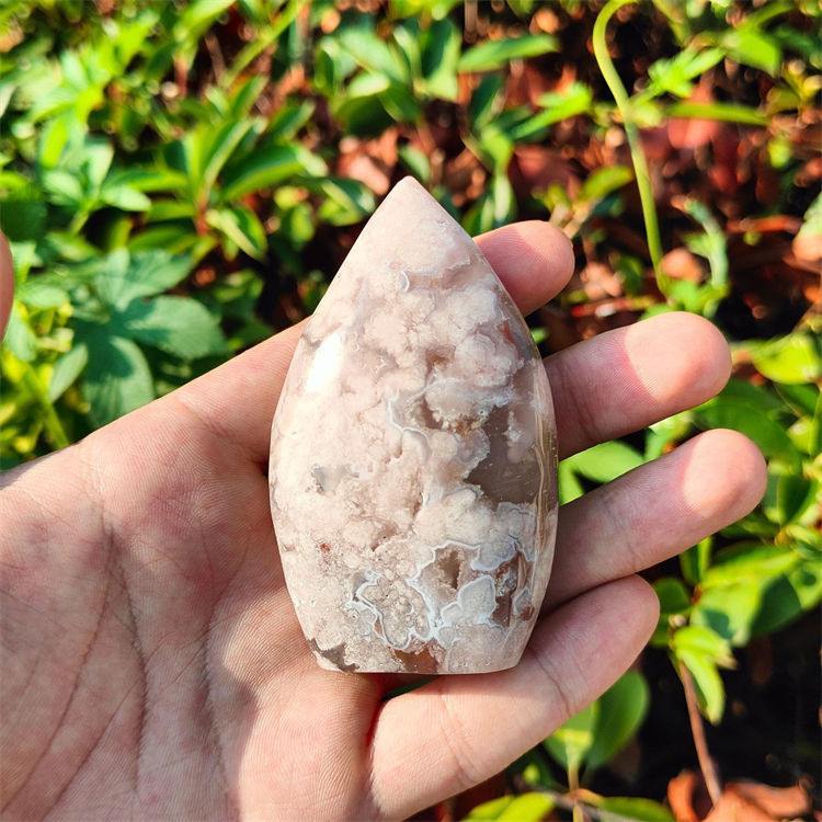 natural crystal cherry agate ornaments
