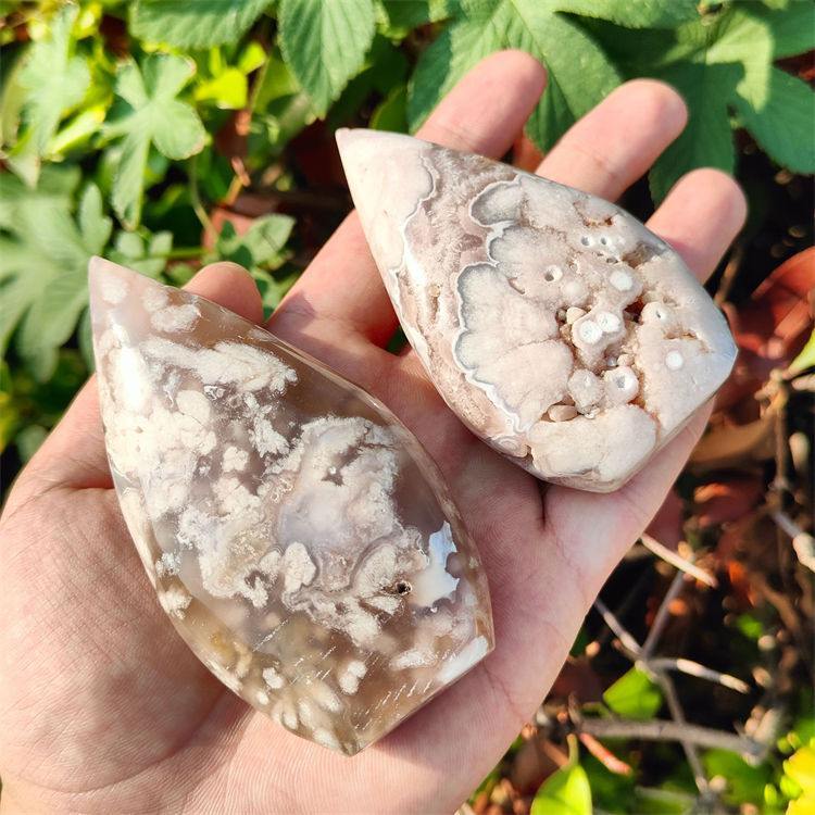 natural crystal cherry agate ornaments