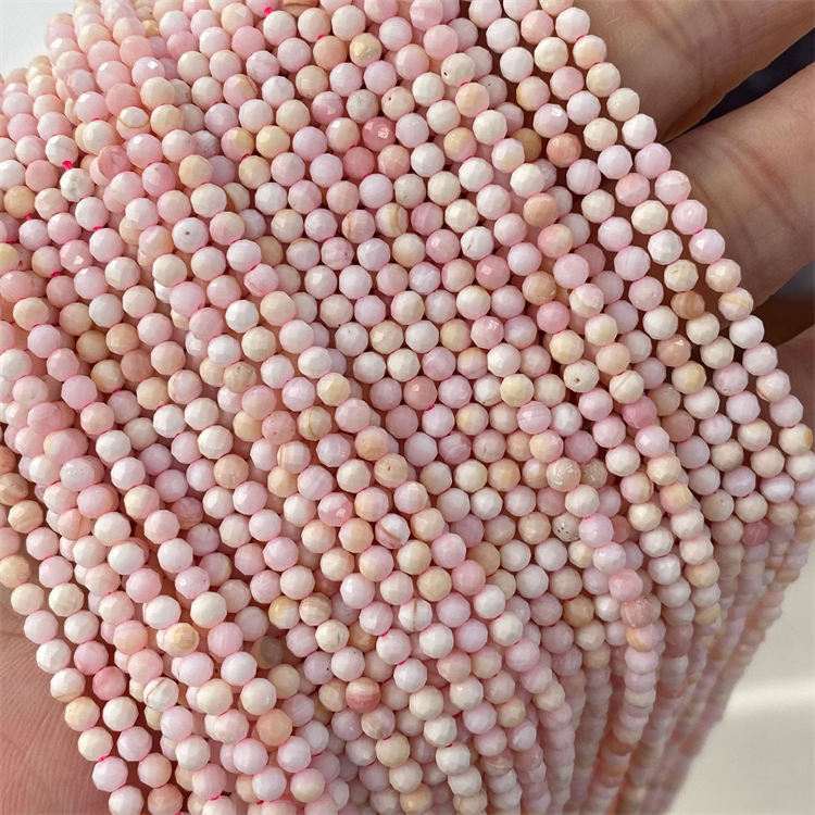 natural stone 3mm cut beads queen shell