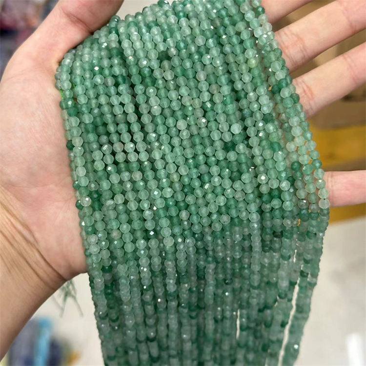 natural stone 4mm cut beads aventurine