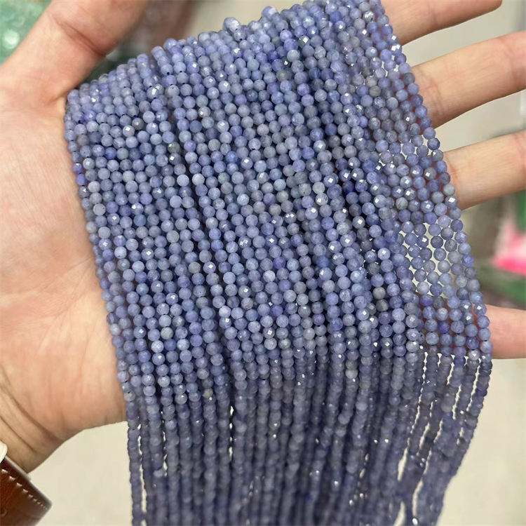 natural stone cut beads tanzanite