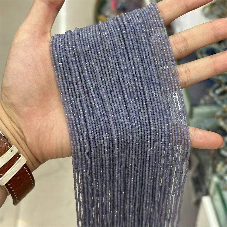 natural stone cut beads tanzanite