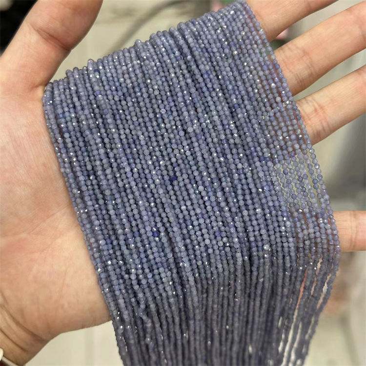natural stone cut beads tanzanite