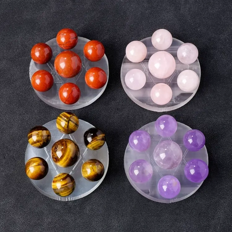 Natural crystal seven-star array ornaments
