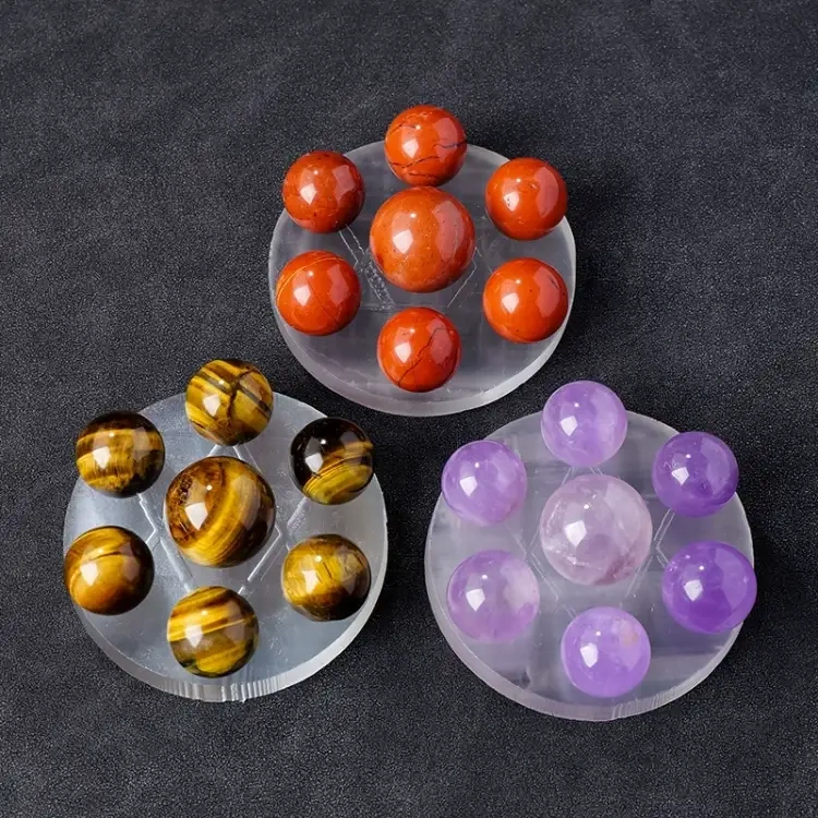 Natural crystal seven-star array ornaments