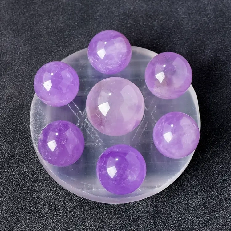 Natural crystal seven-star array ornaments