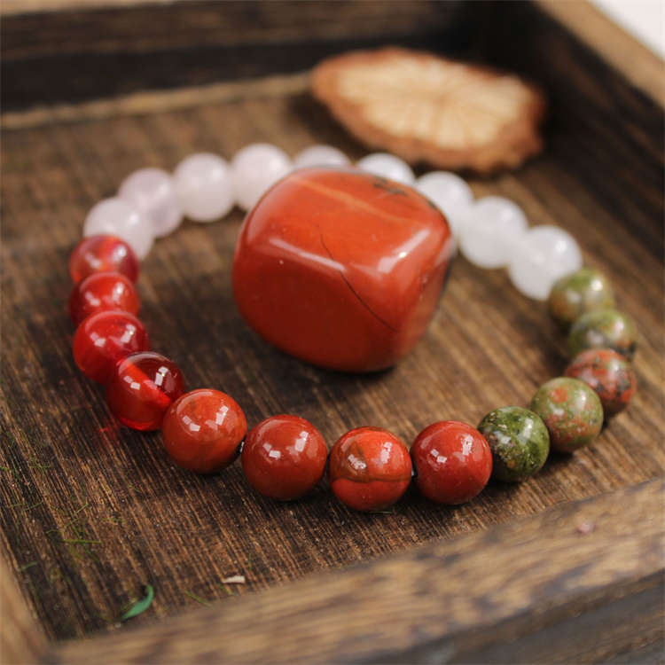 natural stone unkite bracelet