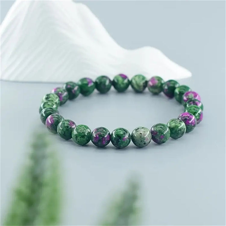 natural stone Epidote bracelet 8mm